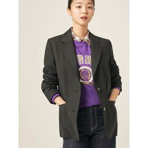 [빈폴레이디스] 울 세미오버핏 재킷  블랙 (BF5911C045)