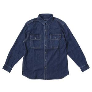 [뱅뱅]남녀공용 오버핏 데님 셔켓 스판 남방 NSLD70