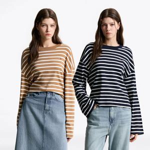 [공식][타미힐피거] 모던 스트라이프 롱 슬리브 2종 택1 (T22F6TTO032WT1)