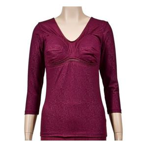 플라워 패턴 따뜻한 기모소재 여성 브라 내복 상의