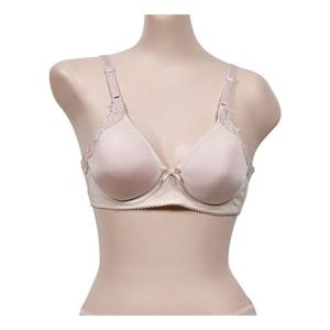 세련된 고급 인견 무지 레이스 A컵 브라