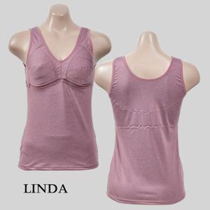 (린다)심플 멜란지컬러 노몰드 브라런닝