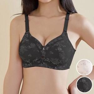 인견 슬라브나염 X-UP 몰드 브라 노와이어 여름속옷