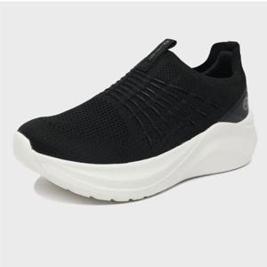 [클라우드제로]룬 스텝 여성 슬립온 스니커즈 운동화 발편한 쿠션 경량 CZFFS1SO107 블랙