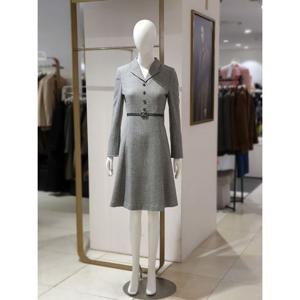 [에꼴드파리]MARIO벨티드 울 혼방 플레어원피스 M15RB3ZWOAM15A