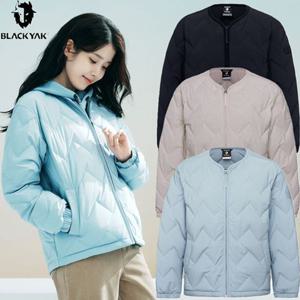 블랙야크 여성 겨울 구스경량패딩 넥리스 파르밧 다운자켓2 1BYPAWU537