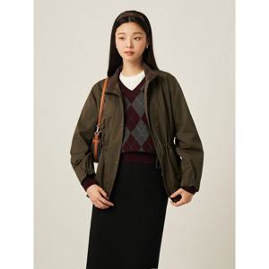 [빈폴레이디스] 반넥 사파리형 헌팅 점퍼 카키 (BF5939C02H)