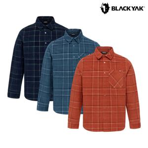 블랙야크 남성 코듀로이 체크 셔츠 면 남방 아웃도어 1BYYSFU003