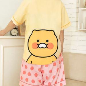 반팔파자마세트 시원한 춘식이 반팔 파자마 세트 1P 편안한 실내복