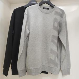 뱅뱅 HC15 뱅뱅 가을 남성 빅사이즈 앞뒤 레터링 라운드 긴팔 티셔츠 BTL600