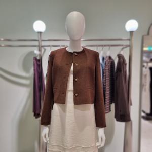 [올리브데올리브] 올리브데올리브라운드넥 트위드 울 자켓 OW5XJ889