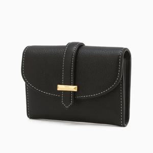 [헤지스ACC] [H-BAR] 블랙 바장식 가죽 카드지갑 HIHO5F270BK