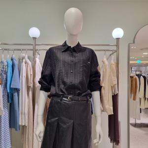 [올리브데올리브] 올리브데올리브 스트라이프 시스루 셔츠 OW5AB882