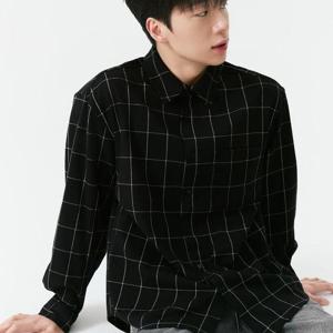 잠뱅이 동백01 원포켓오버핏체크셔츠 AP3WWH502