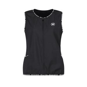 럭스골프 여성 라운드넥 레터링 바이어스 집업 베스트 조끼 MW25A526W