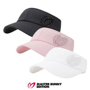 [마스터바니에디션] (421E3CP101) 여성 비딩 자수 심볼 리본 썬바이저