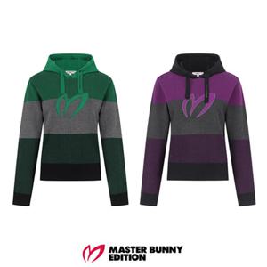 [마스터바니에디션] (421E3SR308) 여성 컬러 블록 후드 니트