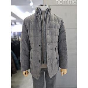 바쏘옴므 세이브존03 바쏘옴므 남자 그레이 니트패널 구스 점퍼 WSAGZ4UA72A