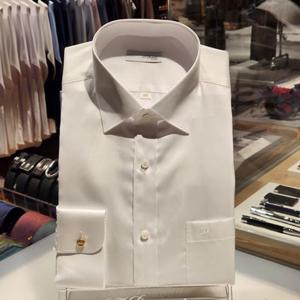 듀퐁셔츠 SE5FM11LS151SWH  비지니스 라인 300수 고급 로열 화이트 일반 핏 셔츠 (선물추천)