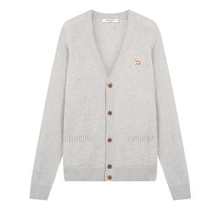 메종키츠네 베이비 폭스 패치 레귤러 가디건 LM00507KT1006-H120