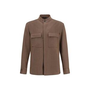 에르메네질도제냐 긴팔 셔츠 UGV49A2SOT49 M06 BROWN