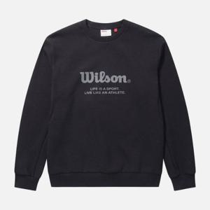 윌슨긴팔티 JQS W243003LHT81-BLK 유니 테크코튼 맨투맨