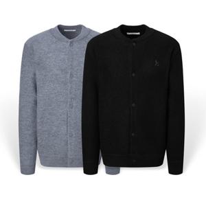 [헤지스][25FW][2컬러 택1] 남성 울 부클 스타디움 가디건 HZSW5D333