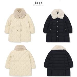 [빈](BZ64JP01LB,BZ64JP02NV)2종택1 롱다운 점퍼 퍼 배색 다운점퍼