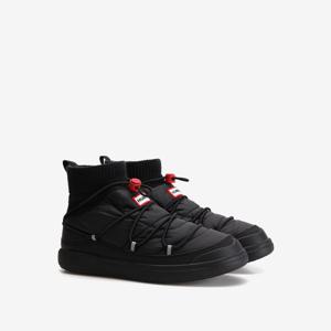 헌터 [WOMEN] 인/아웃 푸퍼 레이스업 부츠 - 블랙 WFS2264RENBLK