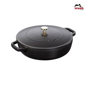 [스타우브] 시스테라 전골 냄비 24cm, 블랙