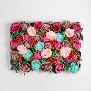 [비투비월드]월데코 조화 꽃벽 FL02 플라워월 포토존 조화벽장식