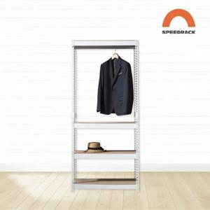 [스피드랙]스피드랙 V2 행거 W500XD600XH2400X4단X행거봉1개 드