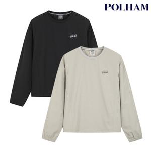 [폴햄] PHF4TR2777 여성 무브 우븐 크롭 맨투맨 티셔츠