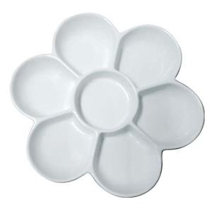 달리 매화 한국화 꽃접시 대 7칸 팔레트/(7칸)(220mm) (1개)