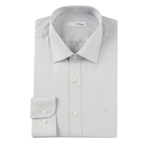 [에스티듀퐁(셔츠)]면120수 긴팔 남방 슬림핏 와이셔츠 (SE4FM21LS302SGY)