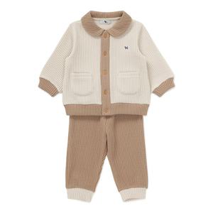 [블루독베이비]CR)니트가디건상하세트 45C13-610-01 출산백일돌