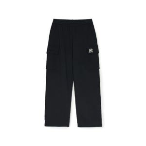 MLB바지 PQJ 3APTB0944-50BKS 베이직 스몰로고 카고 와이드팬츠 뉴욕양키스