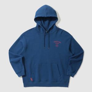 M 엄브로후드티 CQK UP321CHD94-DBL 아치 레터링 후드티 DARK BLUE