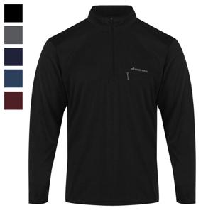 남자 간절기 스판 반집업 긴팔 티셔츠 DH-TSA-WD401-검정