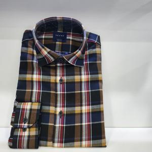 [예작]예작 YJ3WUA782 구김없는 빅체크 패턴 기모남방 슬림핏