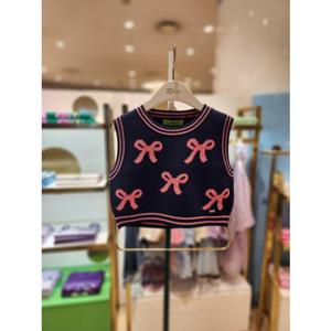 프렌치캣5 티파니 네이비리본니트베스트 (T44KAW021)