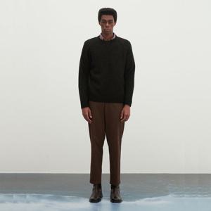 [인디안][광복점]중년 남성 팬시얀 라운드 니트 MUEBR4W9201GL