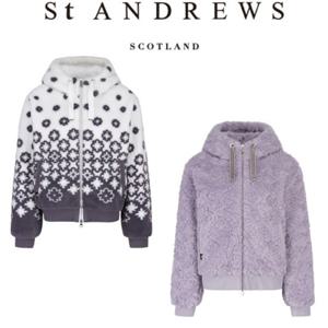 [세인트 앤드류스] 여성 플리스 방풍 후드 집업 점퍼(821E4TF005)