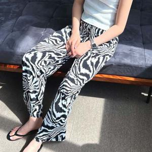 지브라 밴딩 와이드 쿨바지 SD-230504