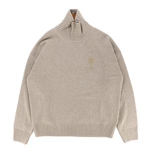 [아미] (UKS440 025 250) 남성 하트로고 니트