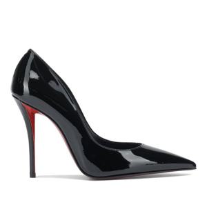 크리스찬루부탱 포인티드 토 글로시 스틸레토 힐 펌프스 125093