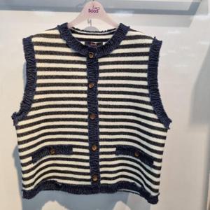 수스 HC36 데님배색조끼 S254BVOB56