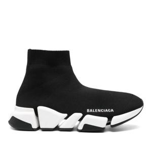 발렌시아가 블랙 스트레치 패브릭 스피드 2.0 스니커즈 617196W