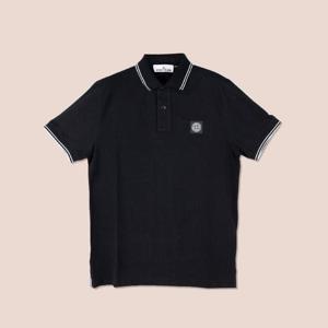 스톤아일랜드 로고 폴로 셔츠 블랙 80152SC18A0029 [여주아울렛]