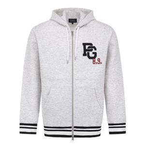 [파리게이츠] (511E3TSA35)남성 로고 패치 배색 라인 후드 집업 티셔츠